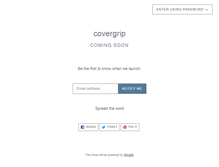 Tablet Screenshot of covergrip.com